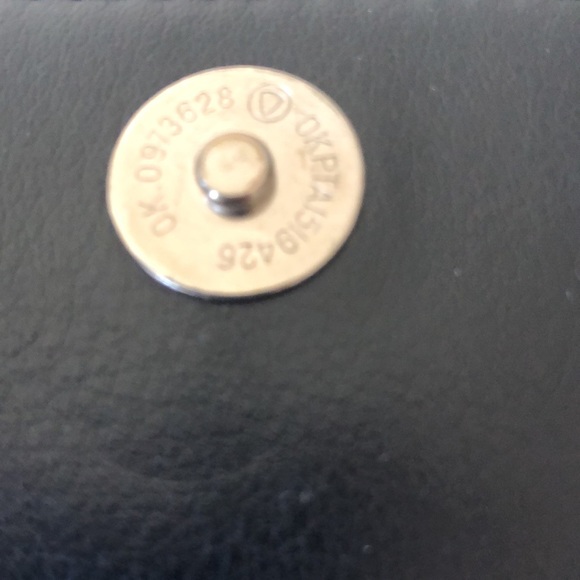 Tignanello Authentic black magnetic shoulder bag. 13 x 10 1/2. Tassels. EUC - Picture 7 of 8